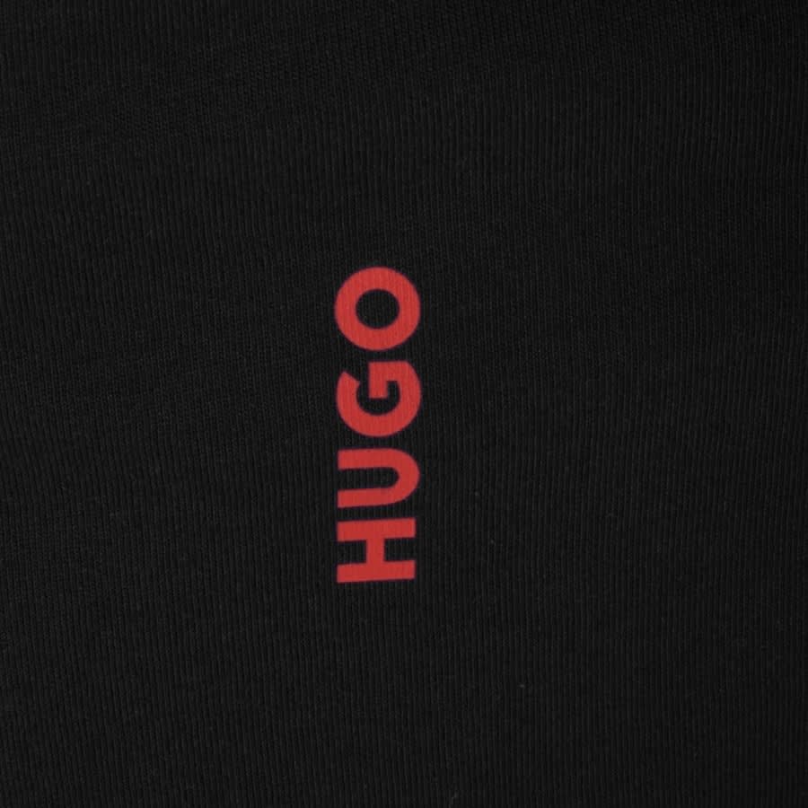 Alternative Image for ProductHUGO Double Pack Crew Neck T Shirt Black3