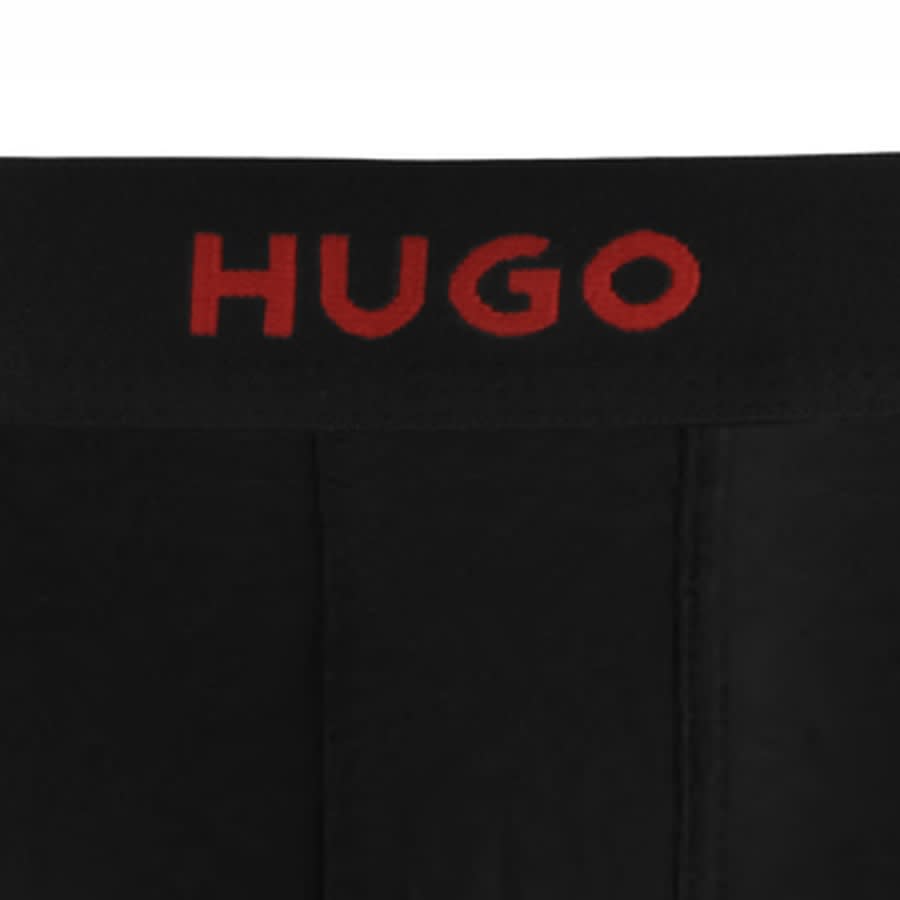 Alternative Image for ProductHUGO Triple Pack Boxer Trunks Black3