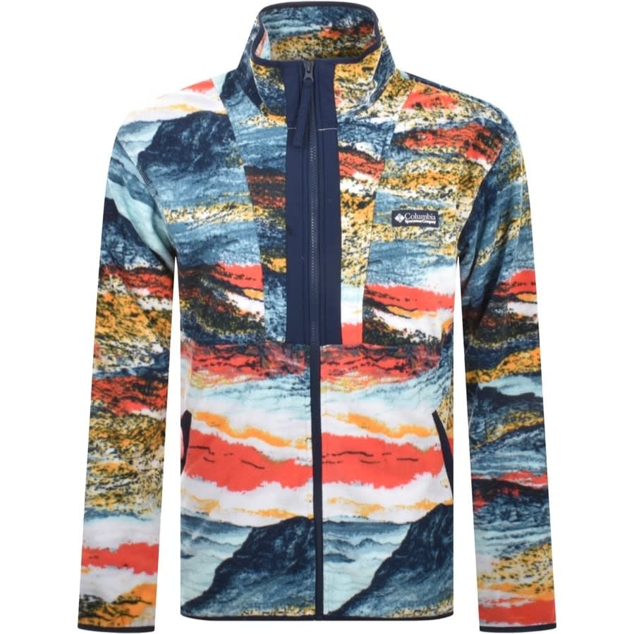 columbia colourful fleece