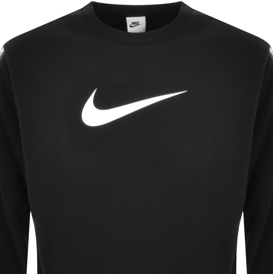 Alternative Image for ProductNike Crew Neck Repeat Sweatshirt Black2
