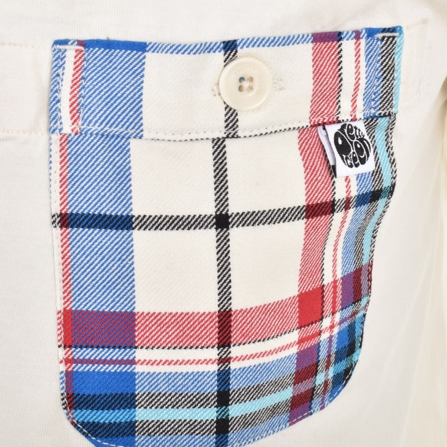 Alternative Image for ProductPretty Green Madras Pocket T Shirt Cream3