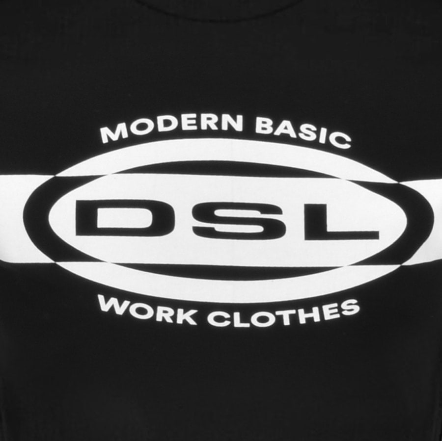 Alternative Image for ProductDiesel T Just Logo T Shirt Black3