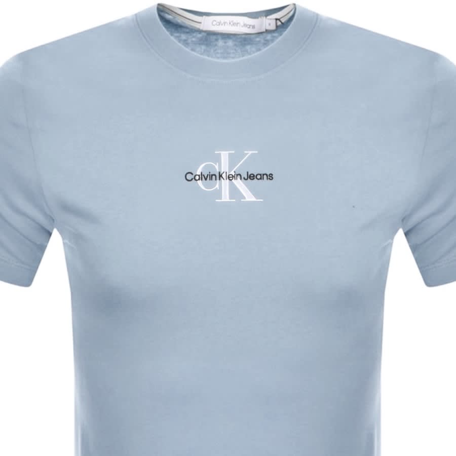 Alternative Image for ProductCalvin Klein Jeans Monogram T Shirt Blue2