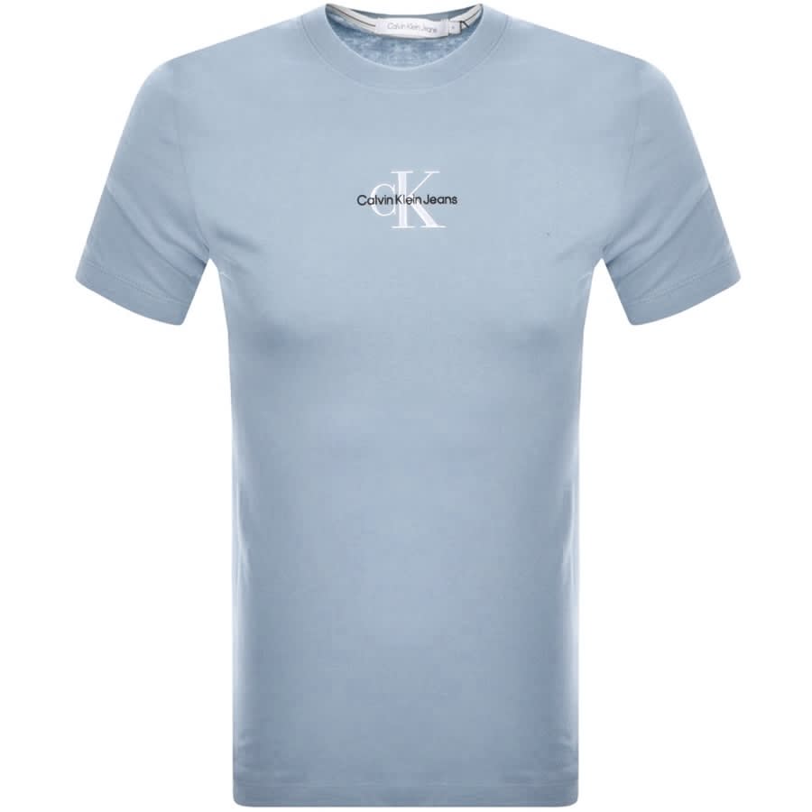 Alternative Image for ProductCalvin Klein Jeans Monogram T Shirt Blue1