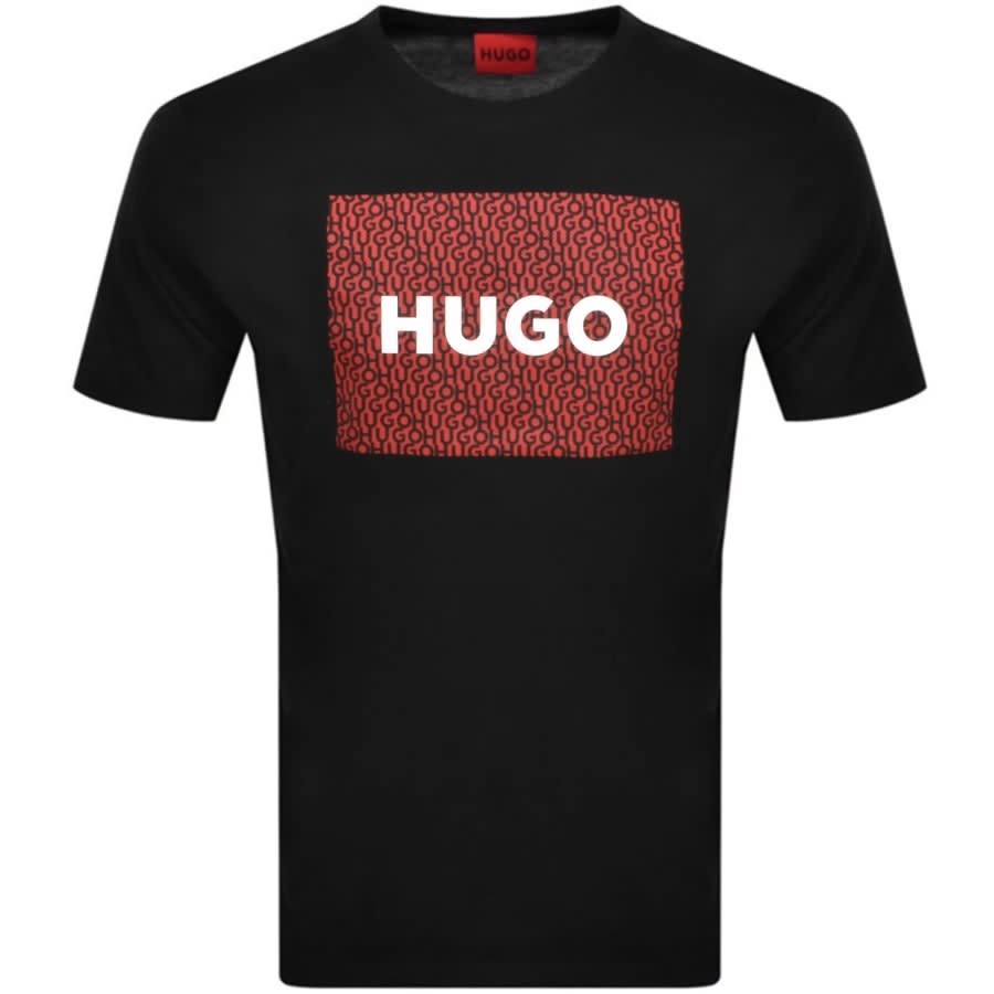 Alternative Image for ProductHUGO Dulivio Crew Neck T Shirt Black1