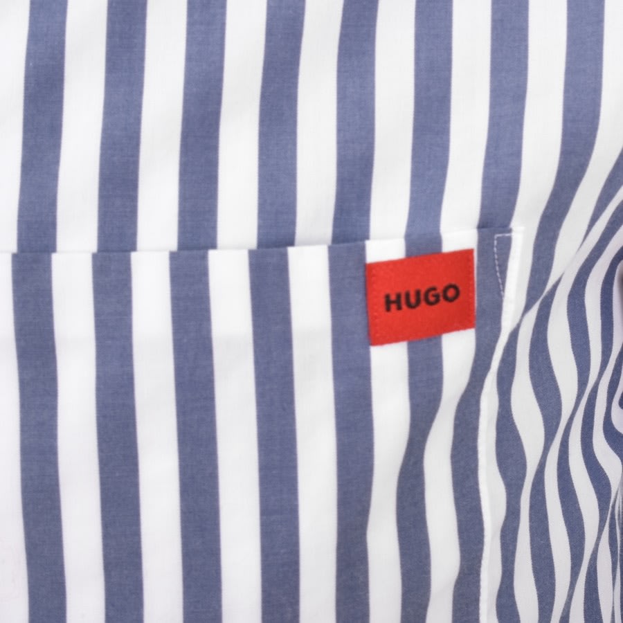 Alternative Image for ProductHUGO Long Sleeved Ermann Shirt Blue3