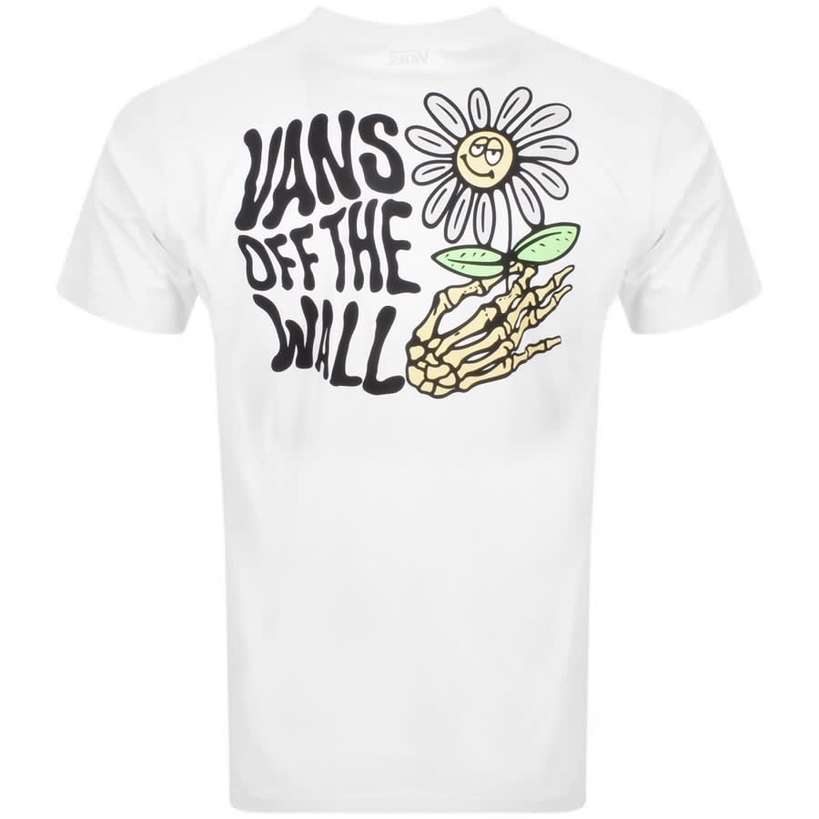 Alternative Image for ProductVans Skull Daze Crew Neck T Shirt White3