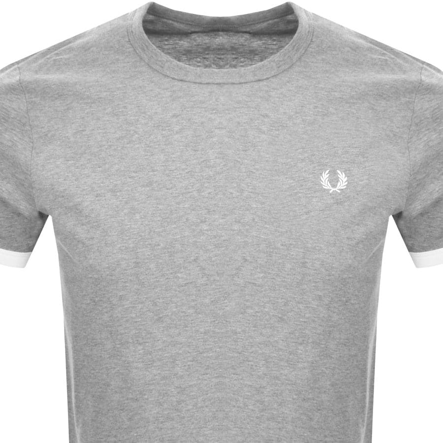 Alternative Image for ProductFred Perry Ringer T Shirt Grey2