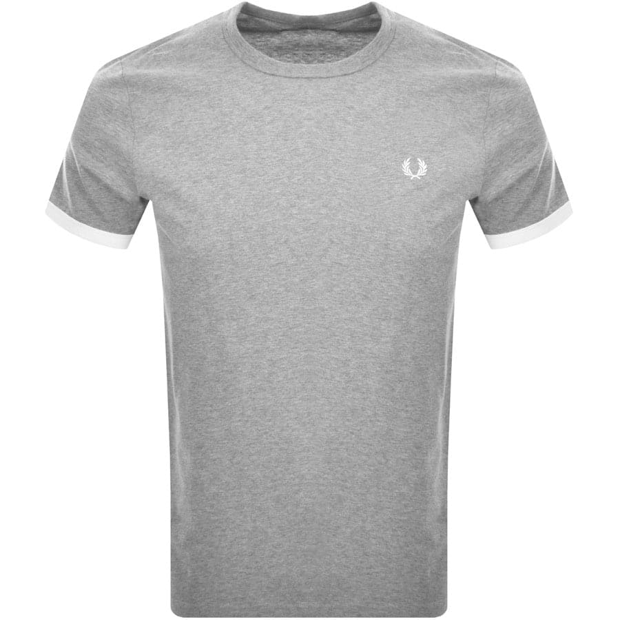 Alternative Image for ProductFred Perry Ringer T Shirt Grey1