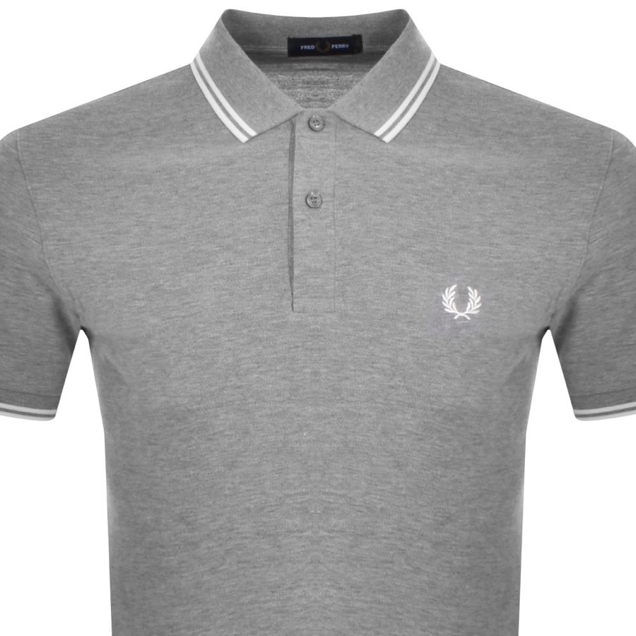 Alternative Image for ProductFred Perry Twin Tipped Polo T Shirt Grey2
