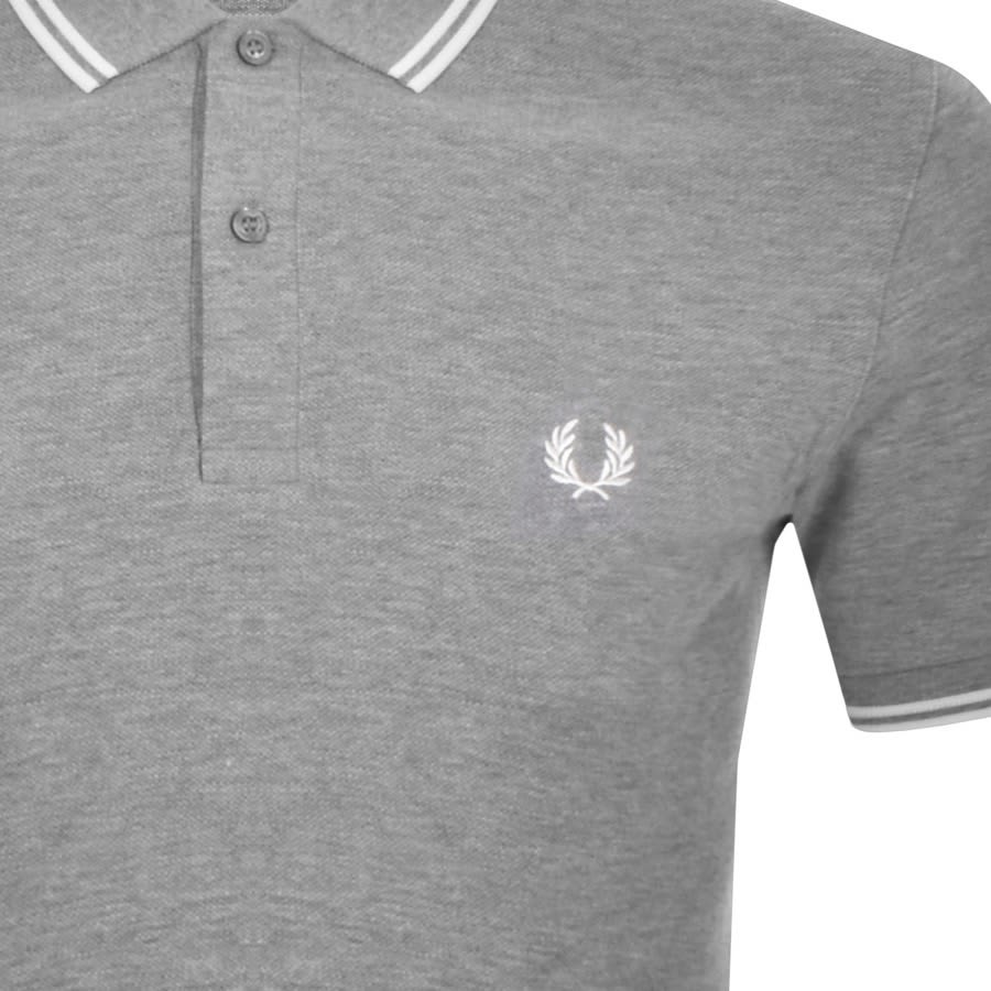 Alternative Image for ProductFred Perry Twin Tipped Polo T Shirt Grey3