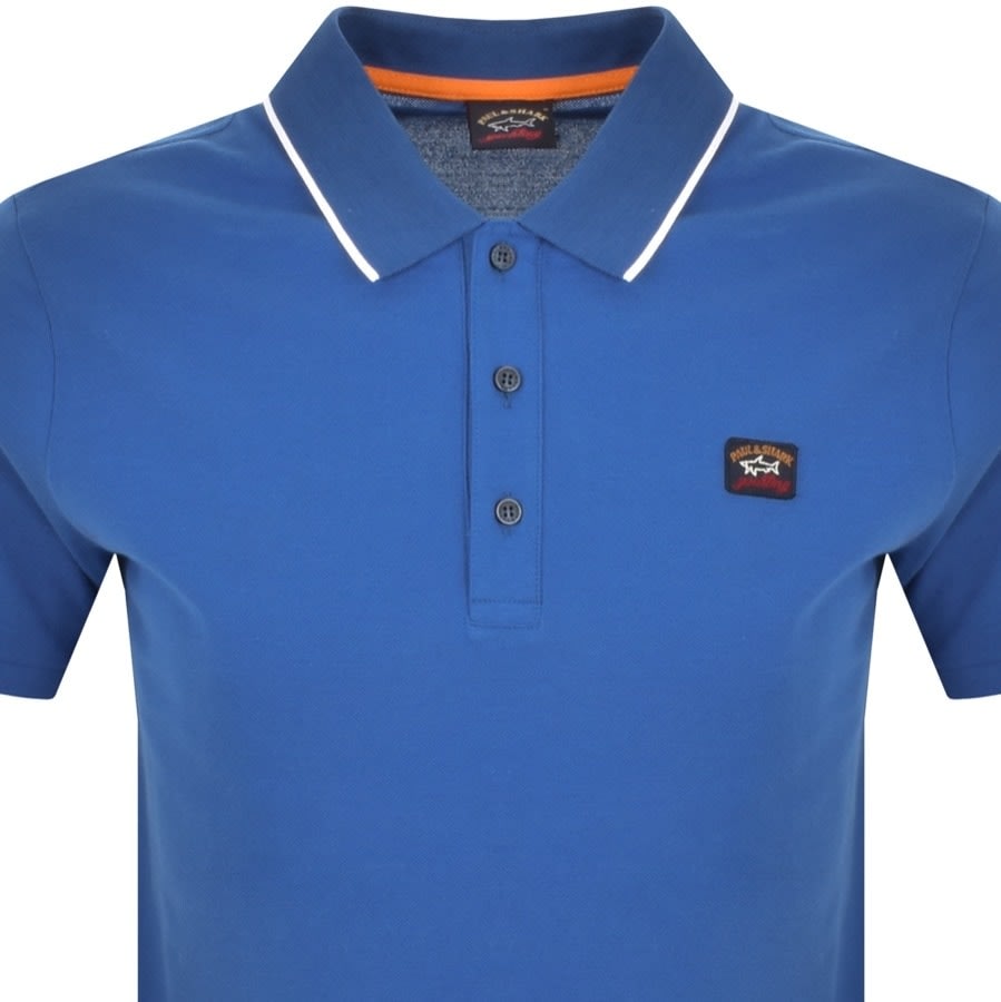 Alternative Image for ProductPaul And Shark Short Sleeved Polo T Shirt Blue2