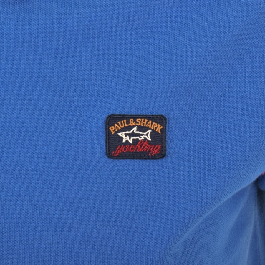 Alternative Image for ProductPaul And Shark Short Sleeved Polo T Shirt Blue3