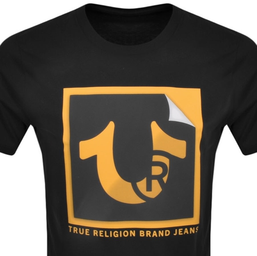 Alternative Image for ProductTrue Religion Peeling Logo T Shirt Black2