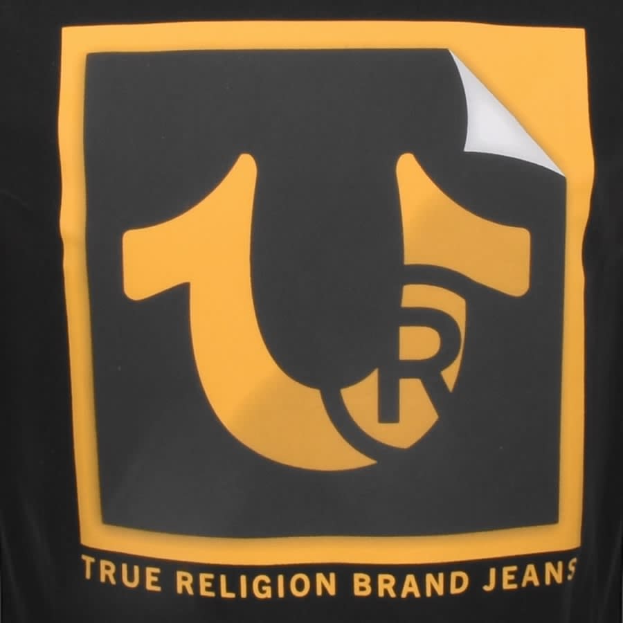 Alternative Image for ProductTrue Religion Peeling Logo T Shirt Black3