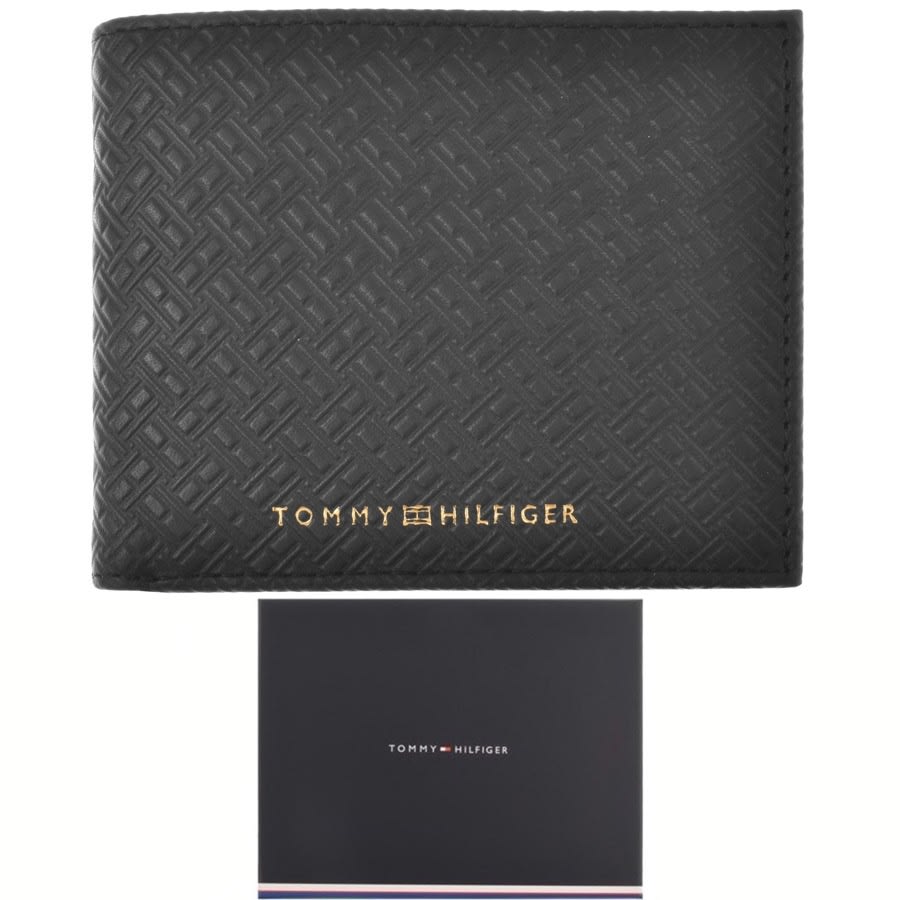 Alternative Image for ProductTommy Hilfiger Monogram Leather Wallet Black1