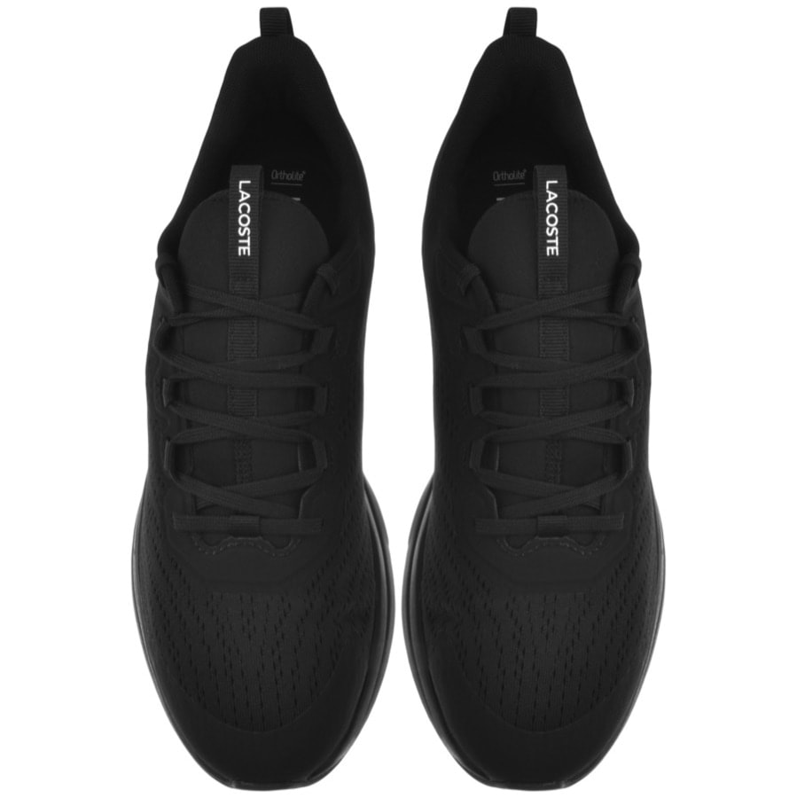 Alternative Image for ProductLacoste Run Spin Textured Trainers Black3