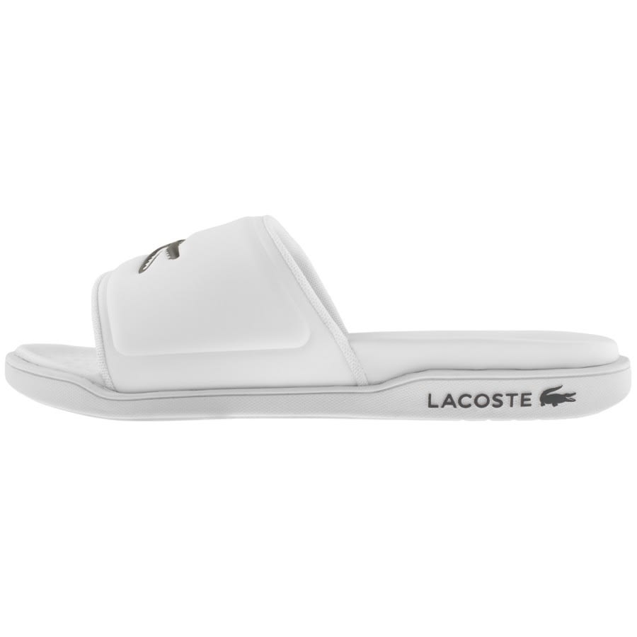 Alternative Image for ProductLacoste Croco Sliders White2