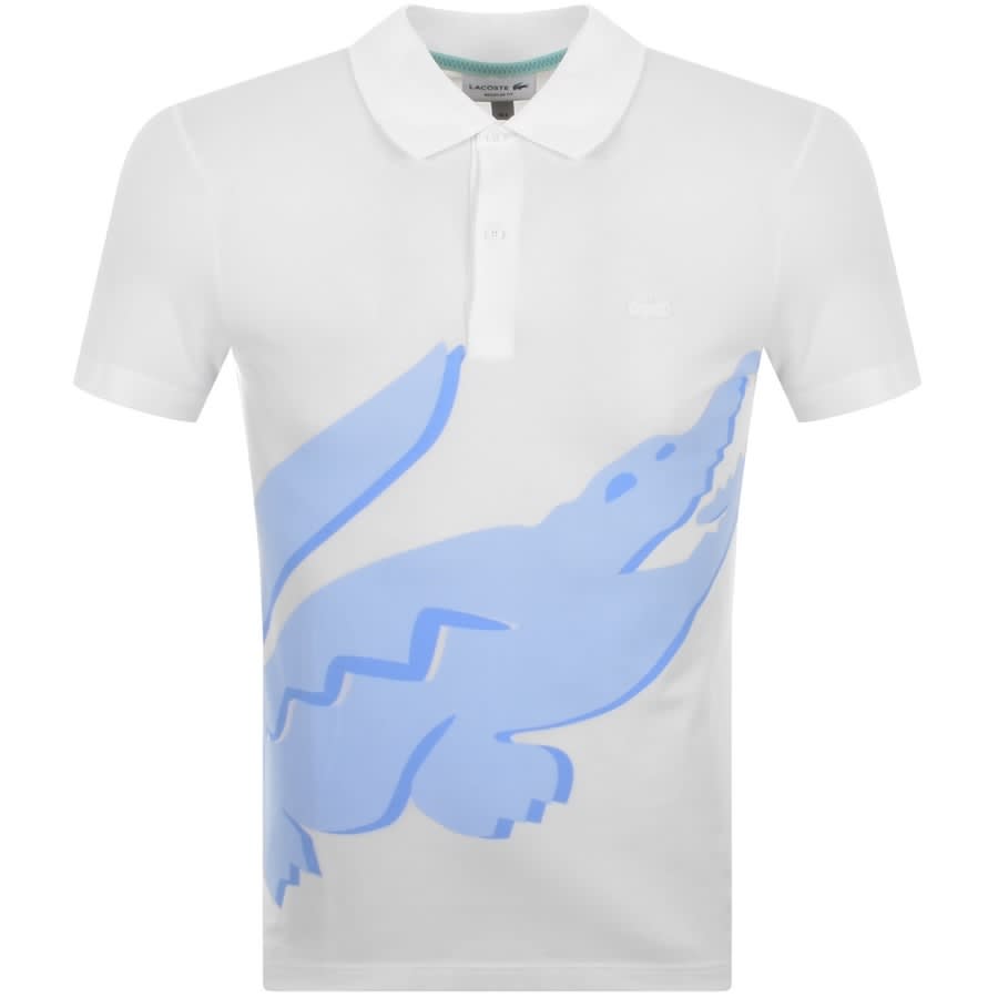 Alternative Image for ProductLacoste Short Sleeved Polo T Shirt White1