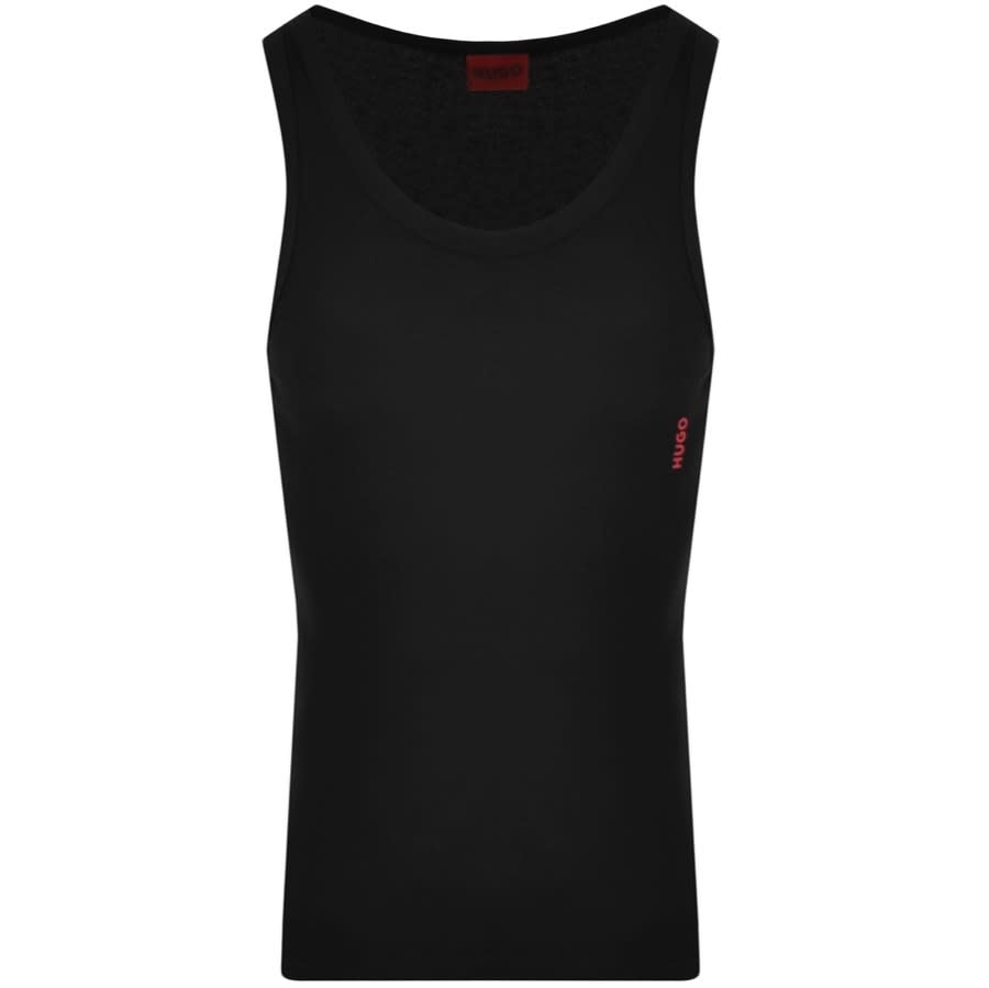 Alternative Image for ProductHUGO Double Pack Vests Black3