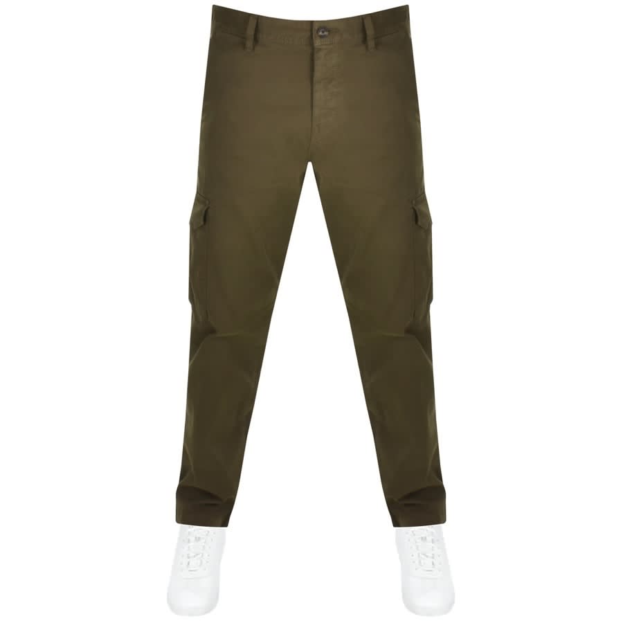 BOSS Taber Cargo Trousers Khaki | Mainline Menswear