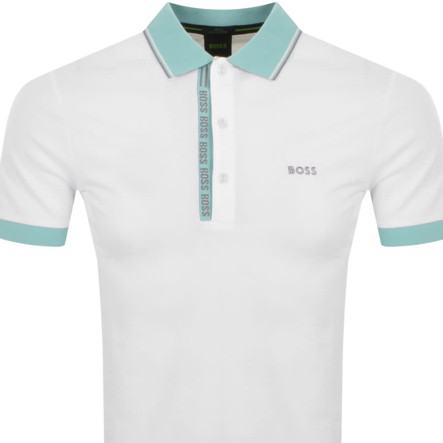 Alternative Image for ProductBOSS Paule 4 Jersey Polo T Shirt White2