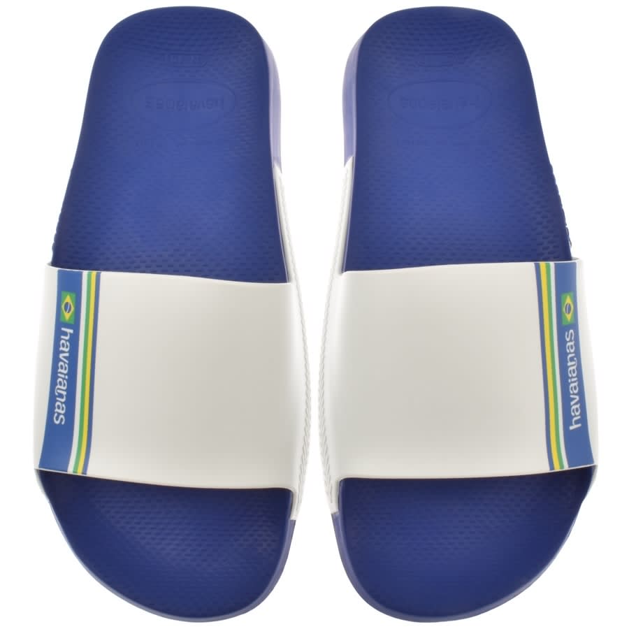 Alternative Image for ProductHavaianas Brazil Logo Sliders White1