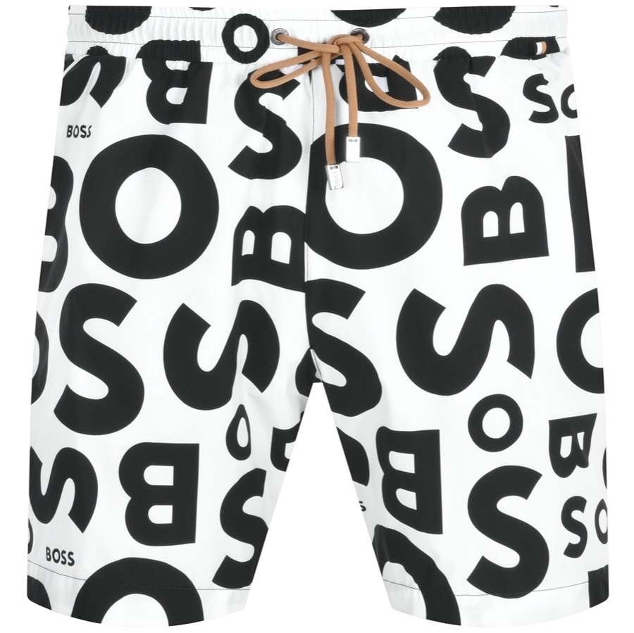 Alternative Image for ProductBOSS Camio Swim Shorts White1