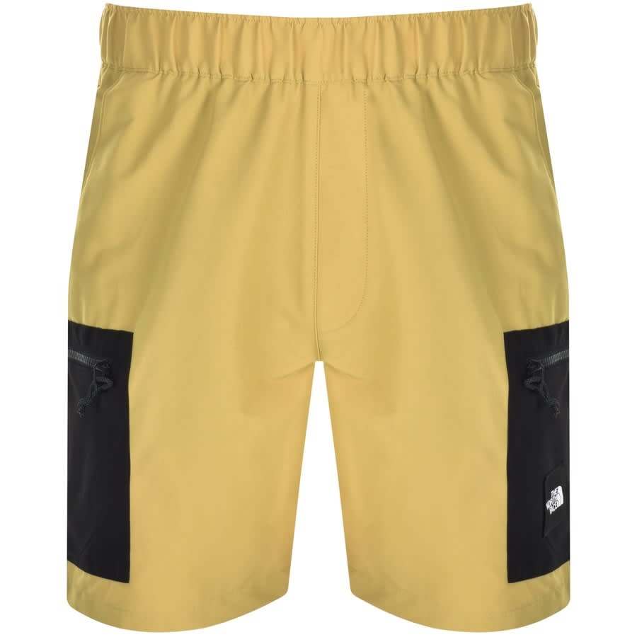 the north face yellow shorts