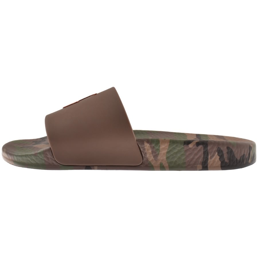 Alternative Image for ProductRalph Lauren Logo Sliders Brown2