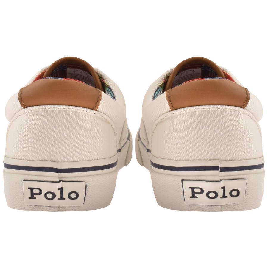 Alternative Image for ProductRalph Lauren Keaton Canvas Trainers Beige2