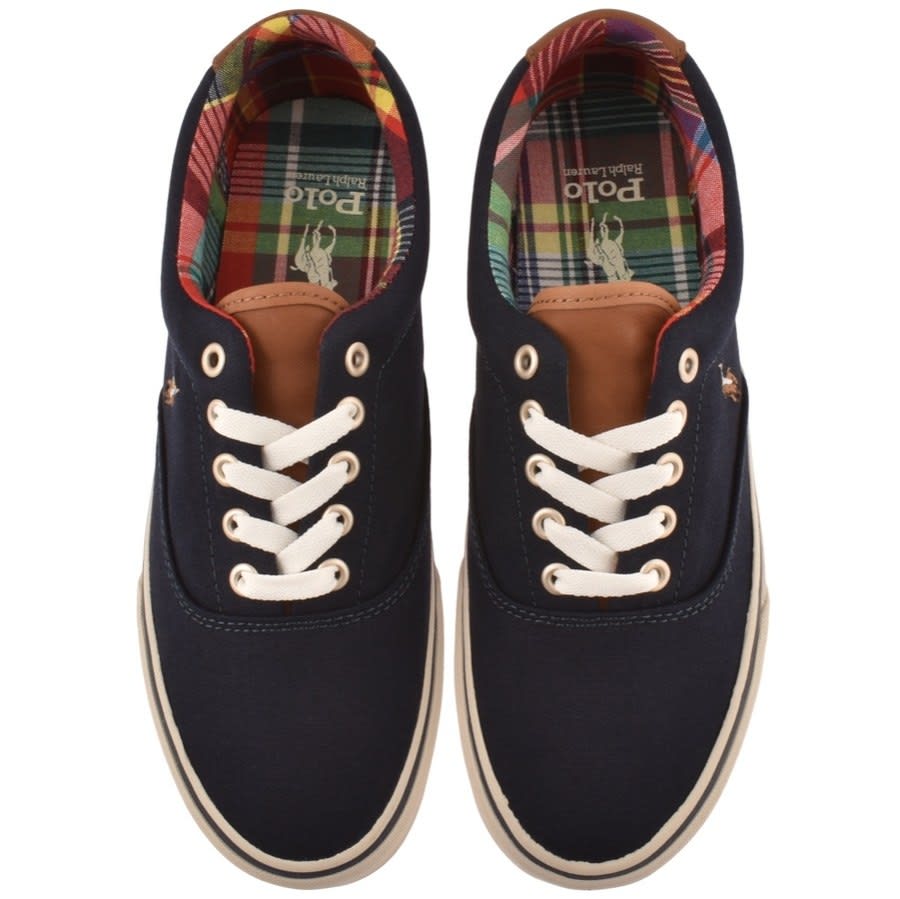 Alternative Image for ProductRalph Lauren Keaton Canvas Trainers Navy3