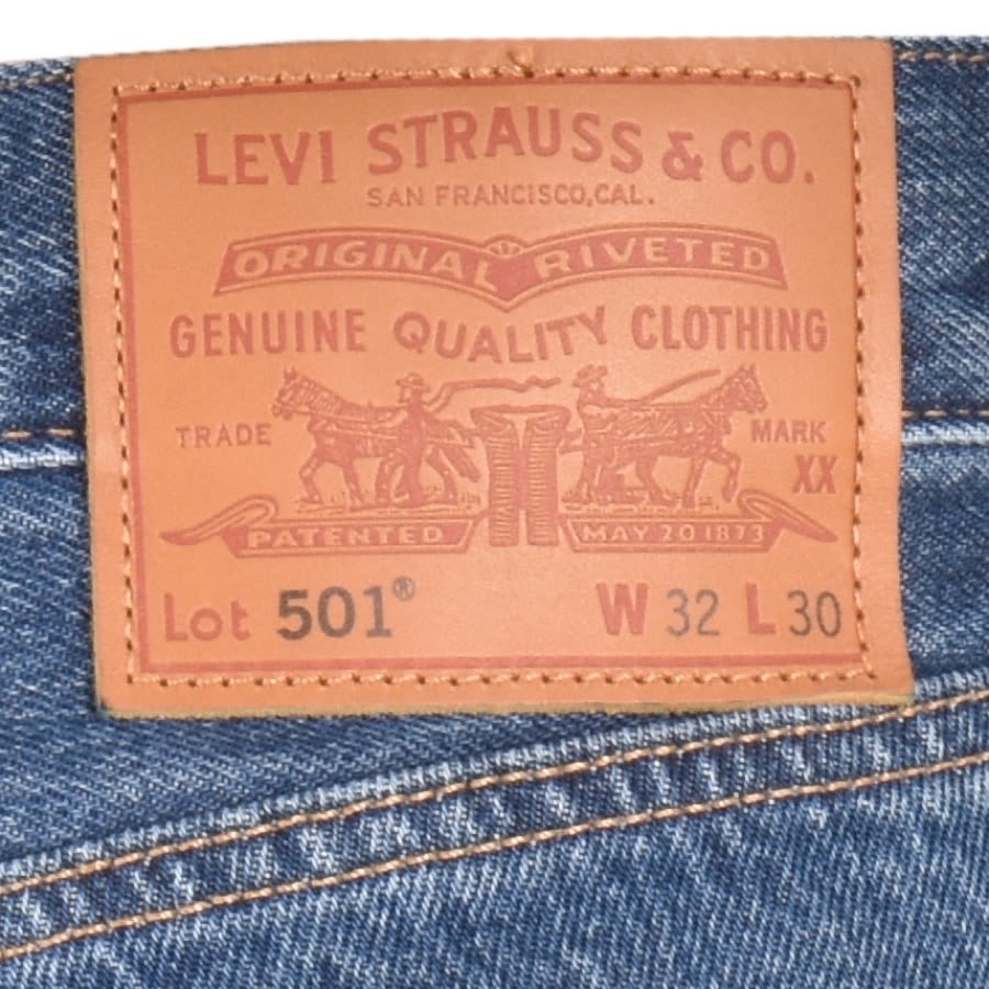 Alternative Image for ProductLevis 501 Original Fit Jeans Mid Wash Blue3