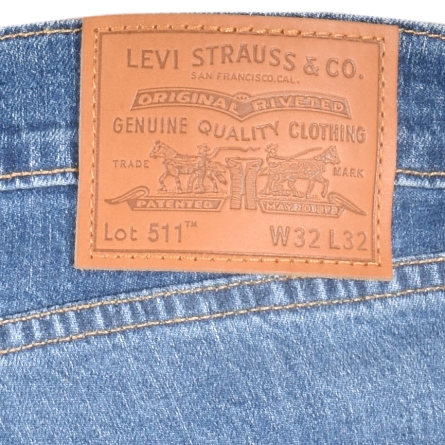 Alternative Image for ProductLevis 511 Slim Fit Jeans Light Wash Blue3