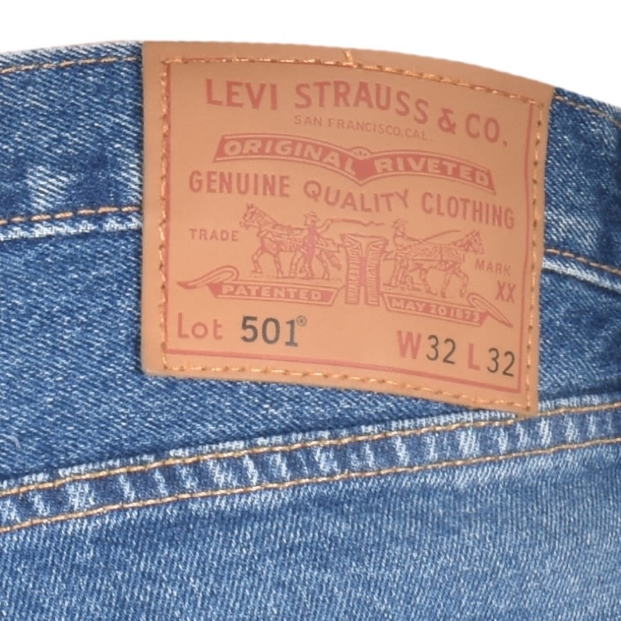 Alternative Image for ProductLevis 501 Original Fit Jeans Mid Wash Blue3