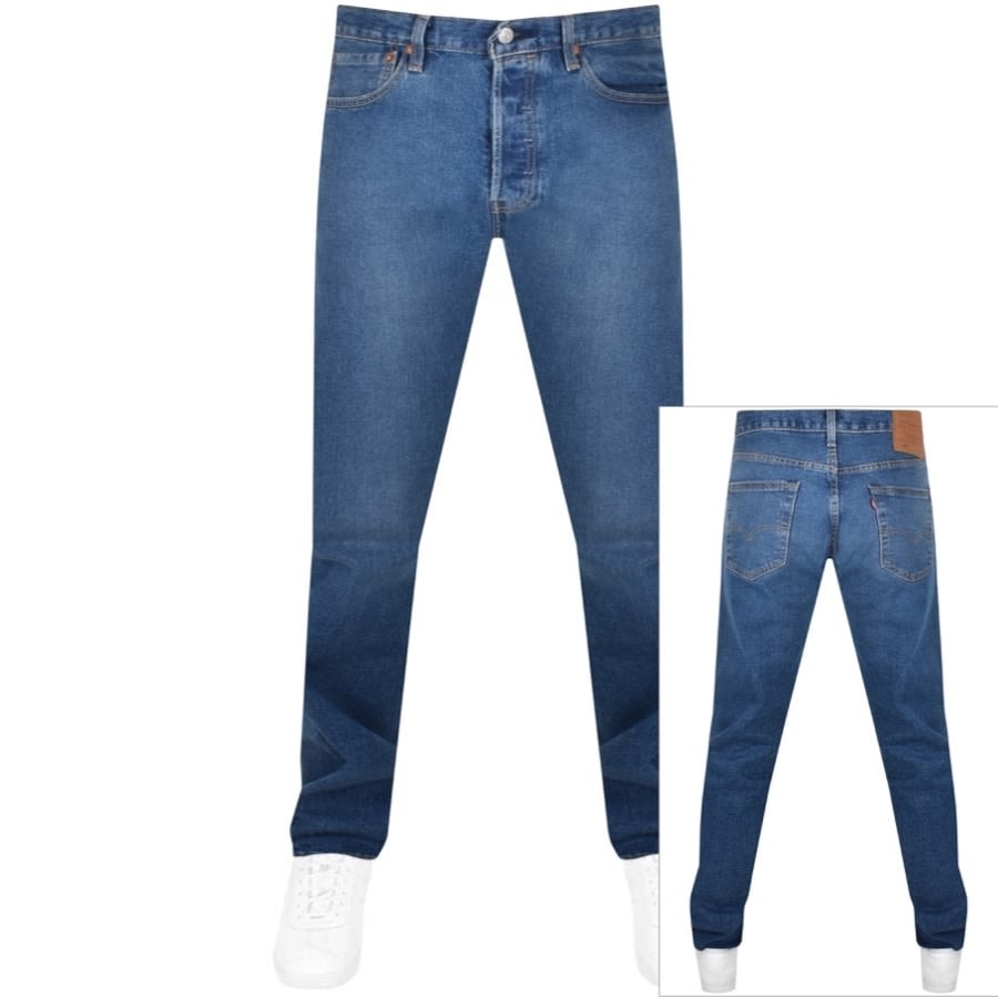 Alternative Image for ProductLevis 501 Original Fit Jeans Mid Wash Blue1