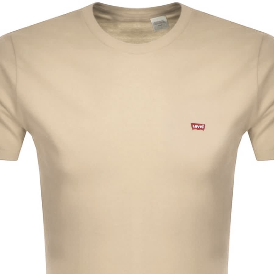 Alternative Image for ProductLevis Original Crew Neck Logo T Shirt Khaki2