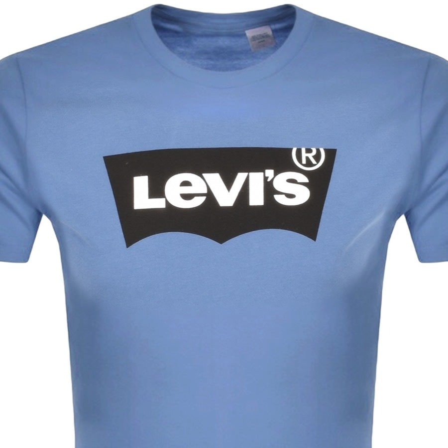 Alternative Image for ProductLevis Crew Neck Logo T Shirt Blue2