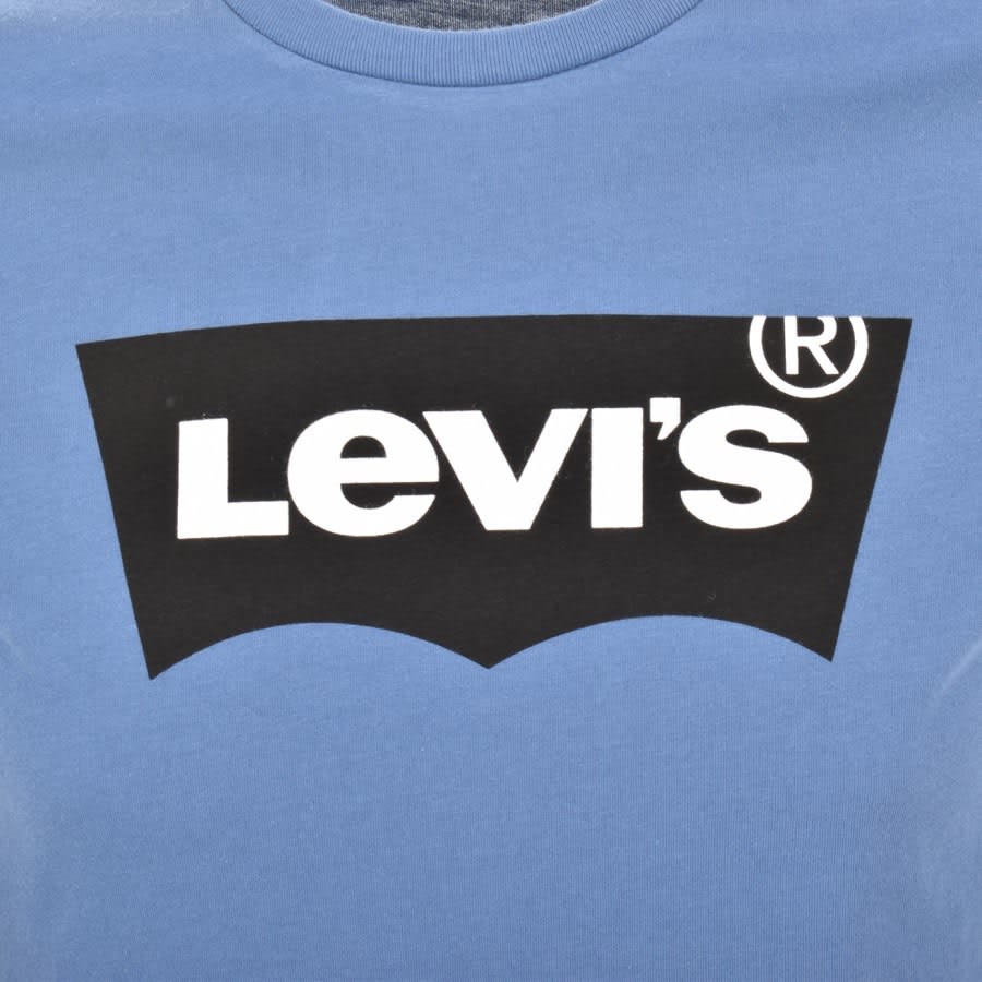 Alternative Image for ProductLevis Crew Neck Logo T Shirt Blue3