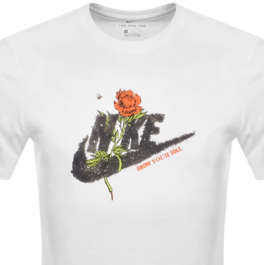 Alternative Image for ProductNike Hybrid Short Sleeve Logo T Shirt White2