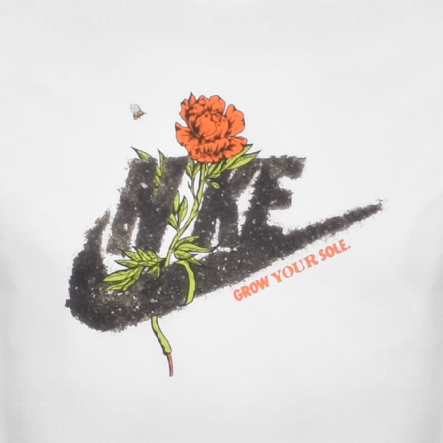 Alternative Image for ProductNike Hybrid Short Sleeve Logo T Shirt White3