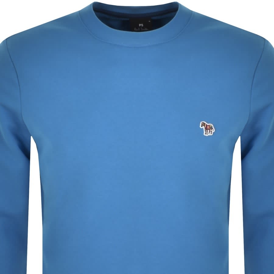 Alternative Image for ProductPS By Paul Smith Crew Neck Sweatshirt Blue2