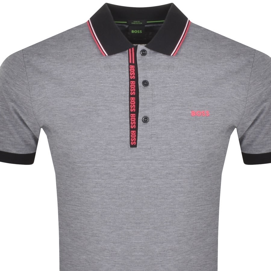 Alternative Image for ProductBOSS Paule 4 Jersey Polo T Shirt Black2