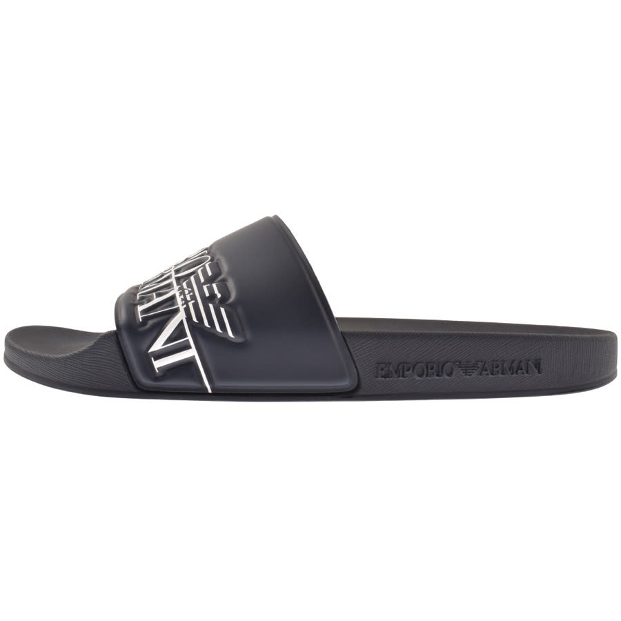 Alternative Image for ProductEmporio Armani Logo Sliders Navy2