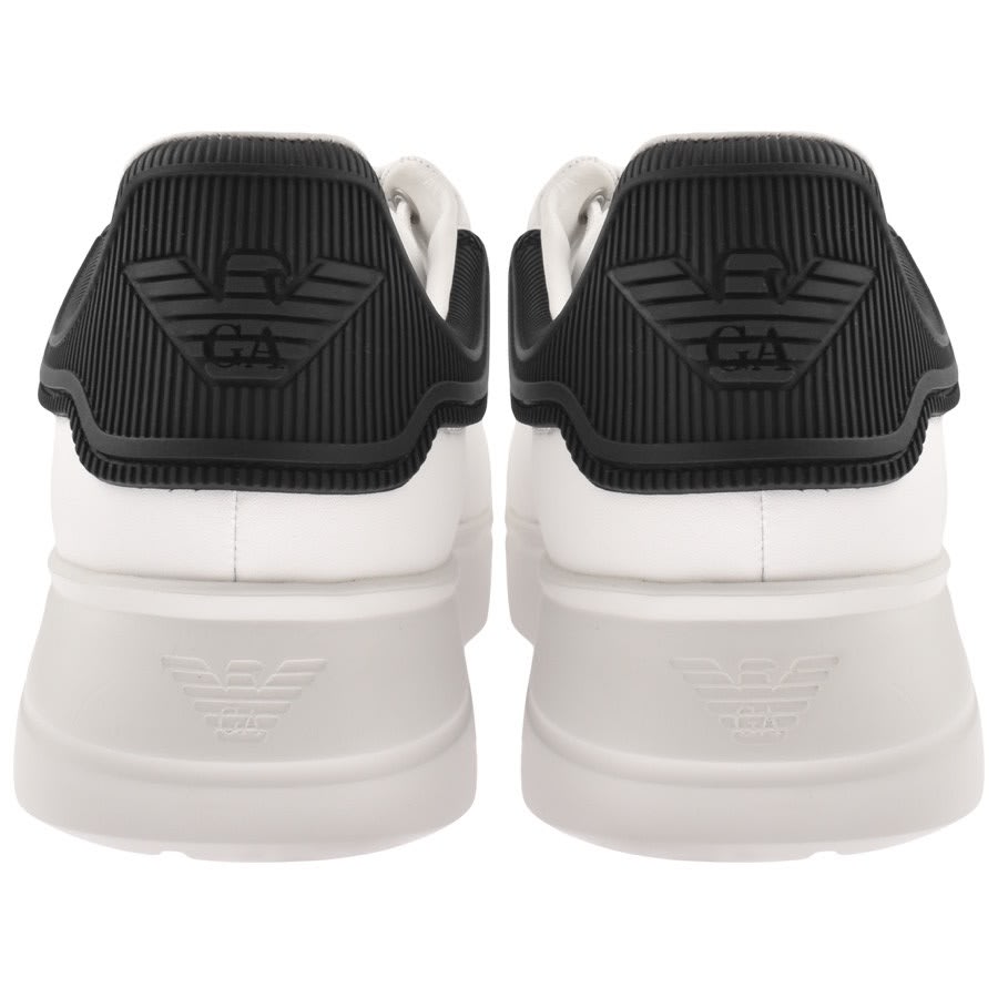 Alternative Image for ProductEmporio Armani Logo Trainers White2