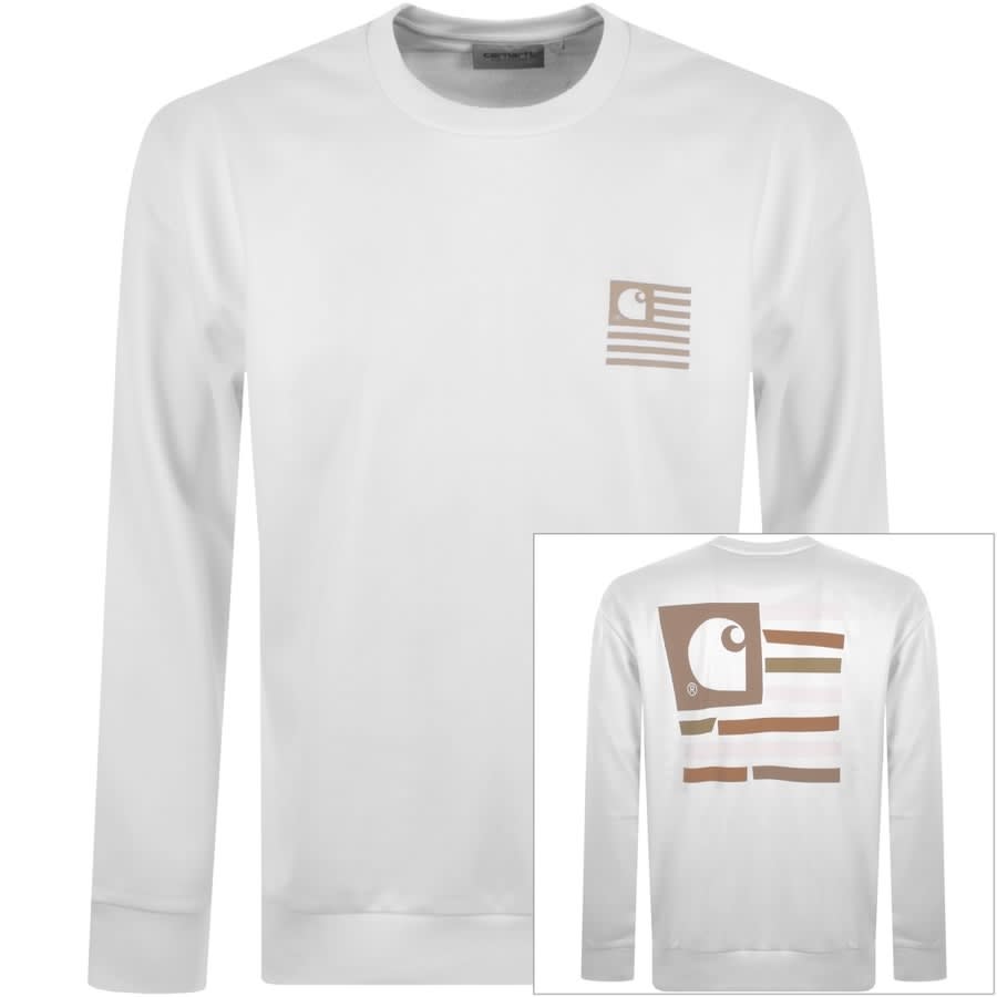 Alternative Image for ProductCarhartt Medley State Sweatshirt White1