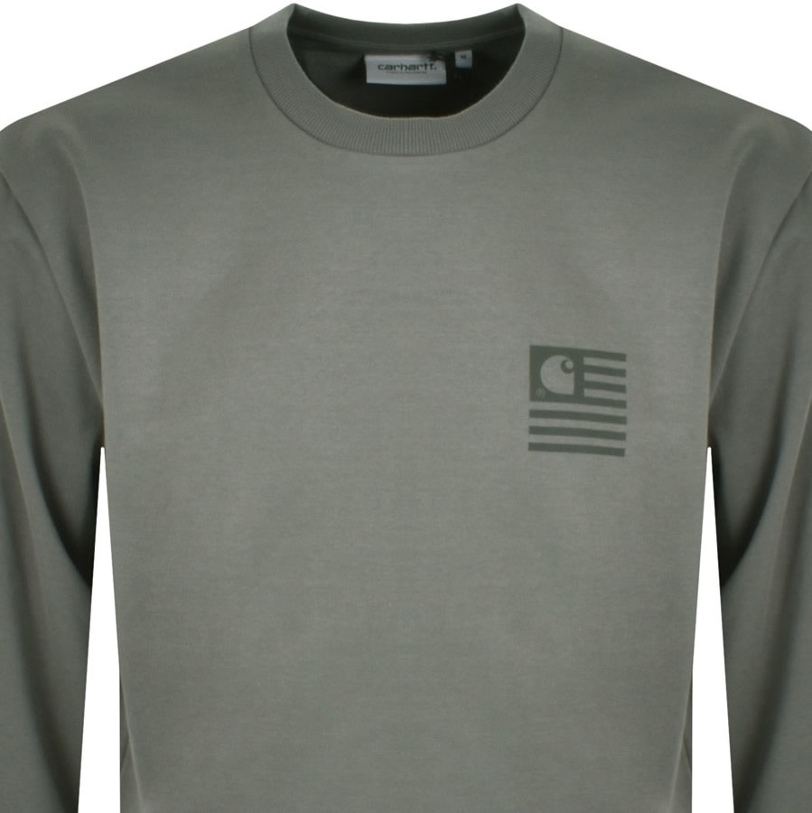 Alternative Image for ProductCarhartt Medley State Sweatshirt Green2