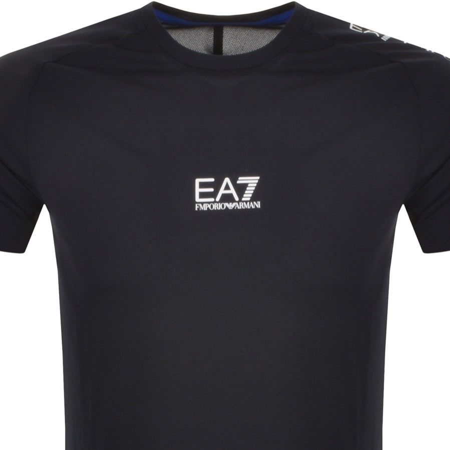 Alternative Image for ProductEA7 Emporio Armani Logo T Shirt Navy2