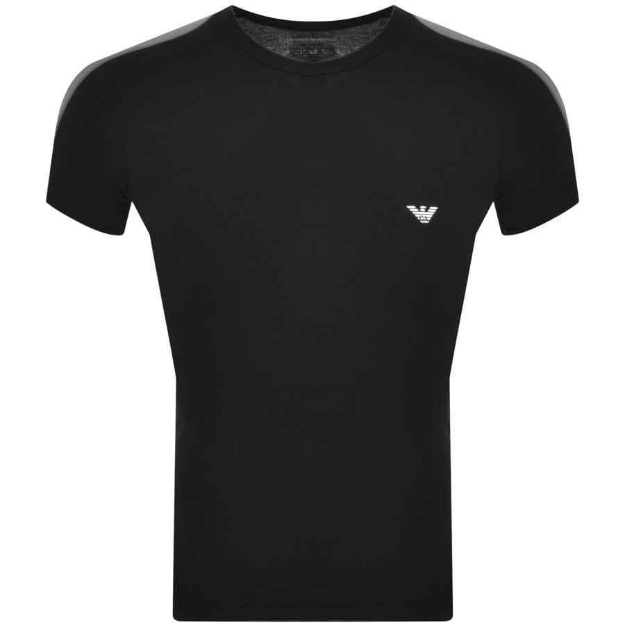 Alternative Image for ProductEmporio Armani Lounge Crew Neck T Shirt Black2