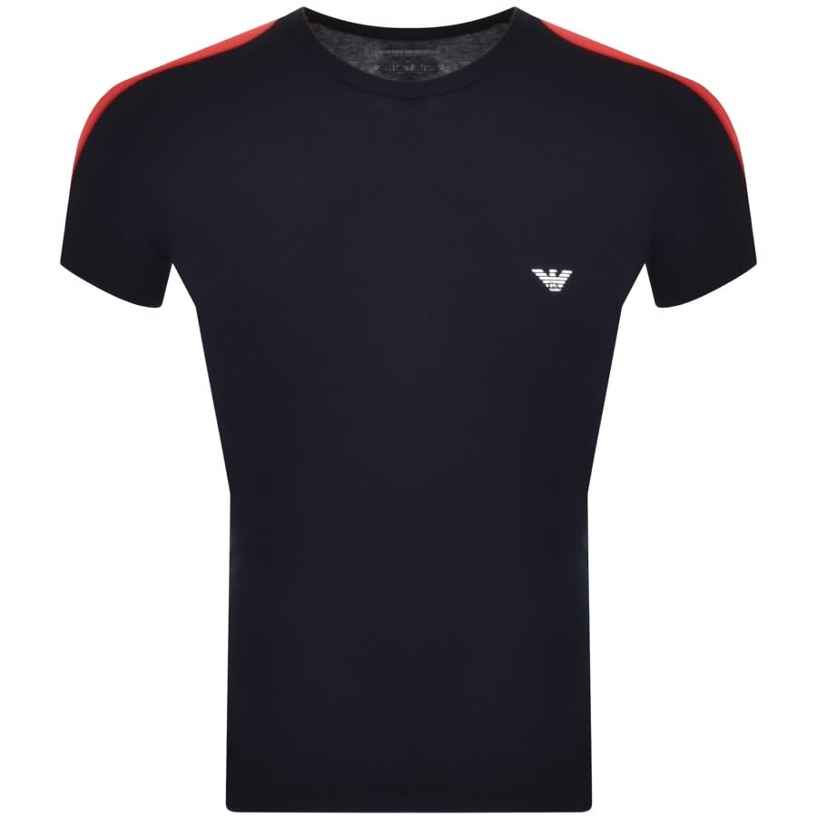 Alternative Image for ProductEmporio Armani Lounge Crew Neck T Shirt Navy2